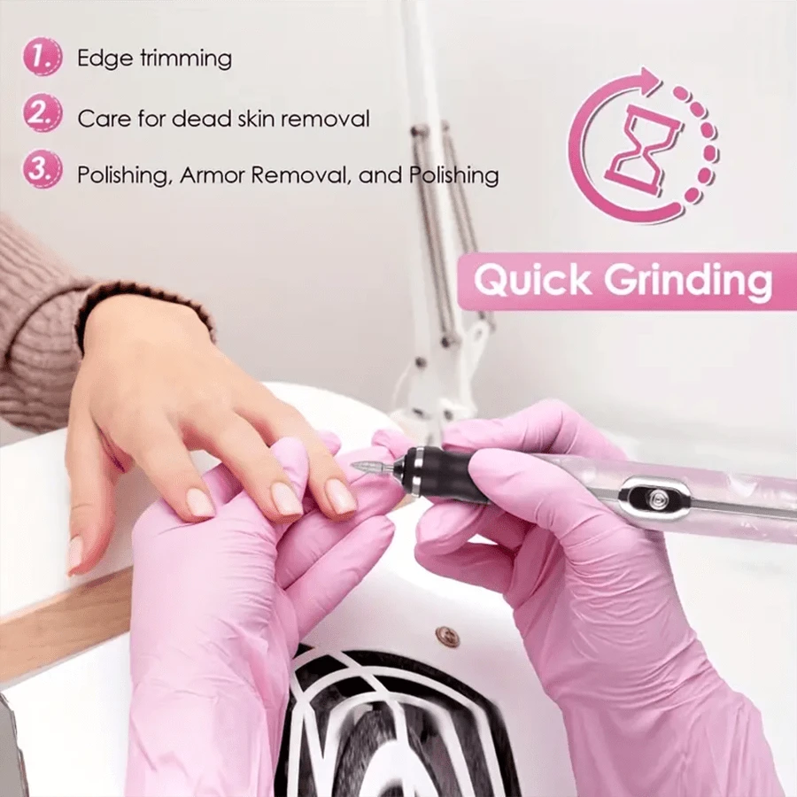 Electric Nail File MultiFunction Nail Drill Toenail Sander For Thick