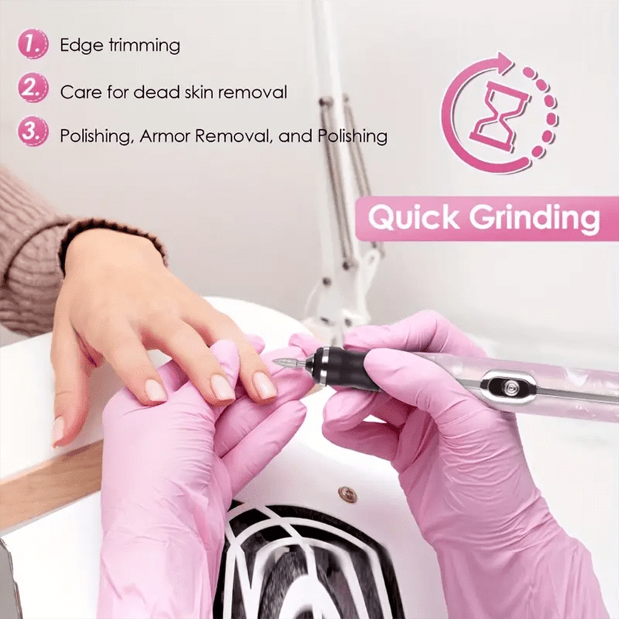 Electric Nail File MultiFunction Nail Drill Toenail Sander For Thick