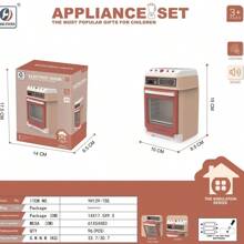 1pc Children'S Roleplay Electronic Washing Machine Toy For Kitchen, Boy And Girl Pretend Play Home Appliance Set(Battery Not Included) - Oven Model - View 7