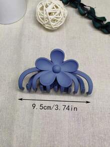 1入組糖果色花朵和龍骨夾髮夾,女性日常使用的完美選擇 - 彩色 - 查看 16