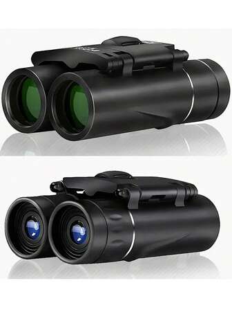 300x25 HD Powerful Binoculars With Clear Imaging And 10x Magnification ,5000M Long Range Folding Mini Telescope BAK4 FMC Optics For Hunting Sports Outdoor Camping Travel