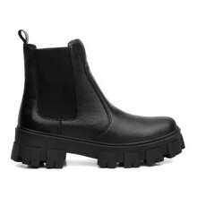Women Mid-Calf Boots - 黑色 - 查看 3