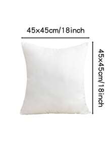 1pc Minimalist Sofa Cushion Waist Pillow Without Filling, Home Decoration - Yellow - View 2