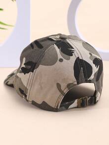 1 男女通用休闲多功能户外运动个性化遮阳防晒迷彩学生教员培训帽棒球帽鸭舌帽 - 彩色 - 查看 4