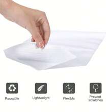 50pcs/Pack Shipping Foam Cushion Bag For Wrapping And Filling Packages During Delivery - White - View 5