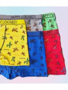 6 piezas bóxer para niño, calzoncillos para niño con dibujos animados - Multicolor - Ver 5