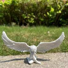 1pc Figure & Wing Shaped Decoration Craft Best - White - View 2