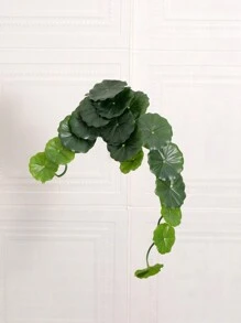 1pc Artificial Money Tree And Wall Hanging Decor - Green - View 2