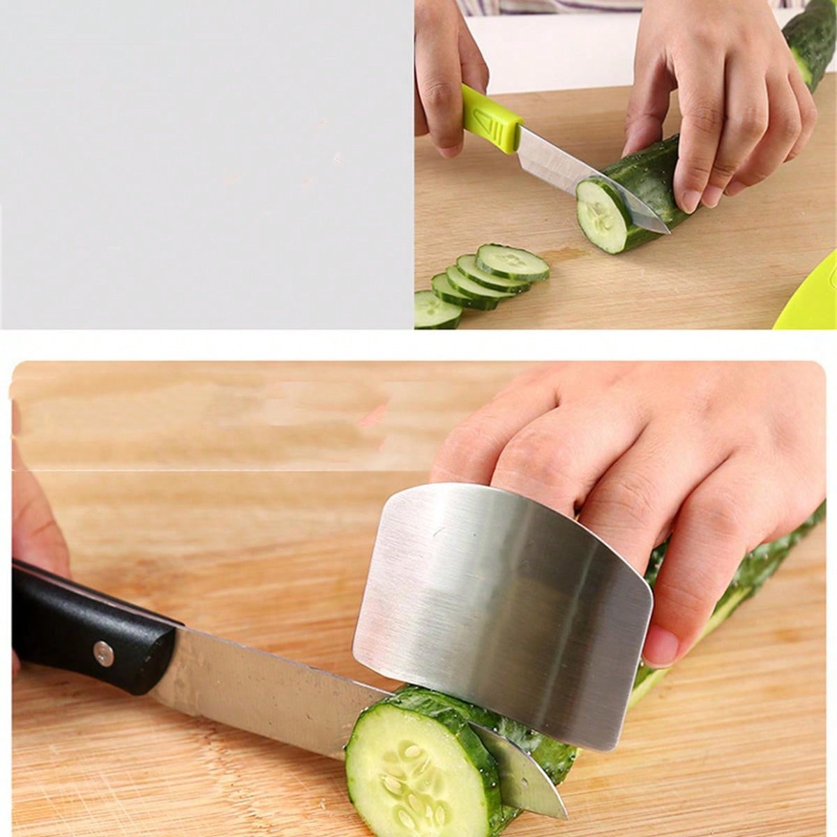 1pc Stainless Steel Finger Protector Guard,Safety Cutting Protector