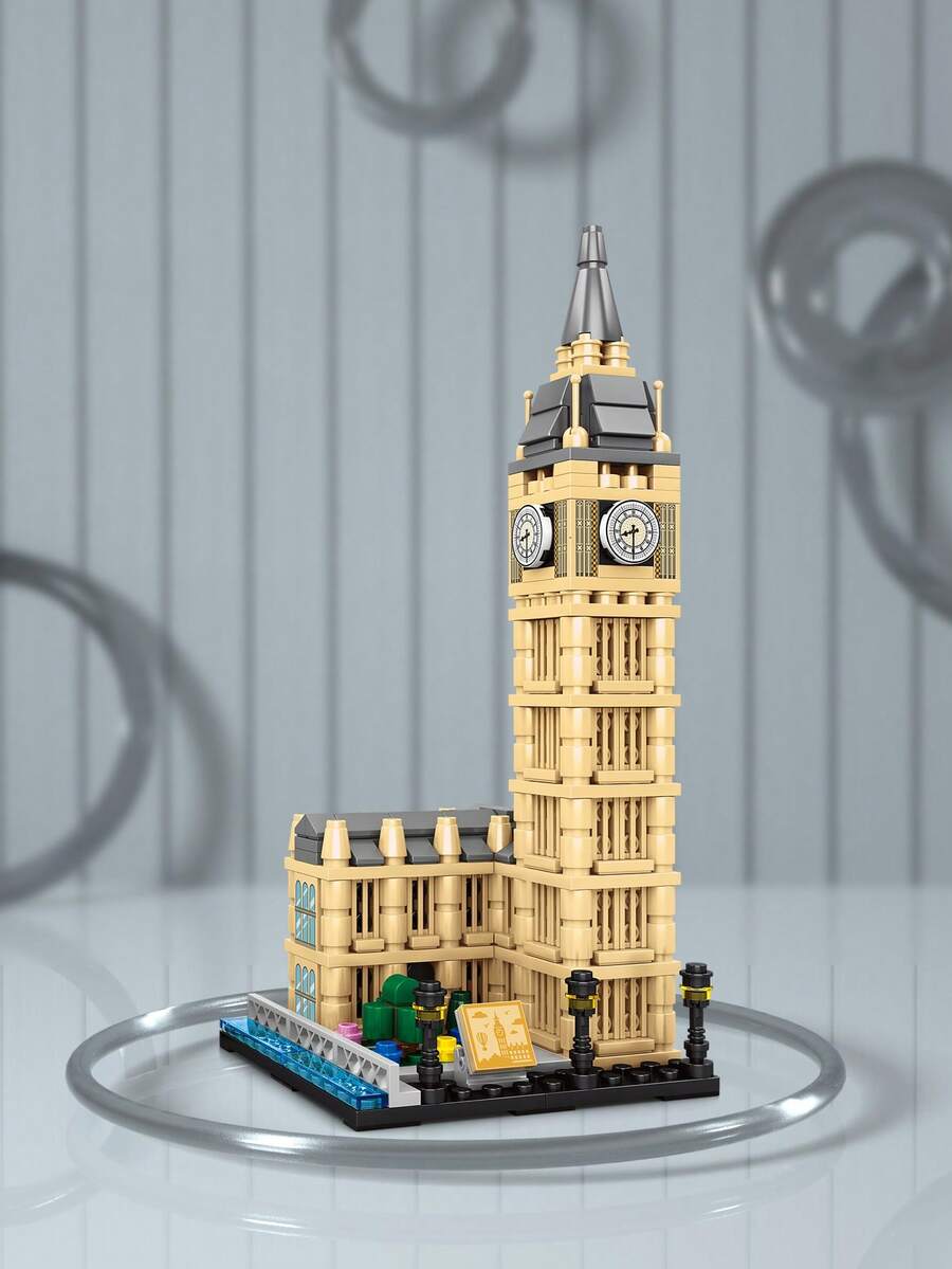 1pc Building Blocks Puzzle Assembly Plastic Toy Model Decoration Gift, 526 Pieces - Multicolor - View 1