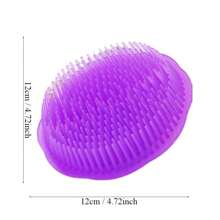 Home Use Scalp Cleaning Shampoo Brush - Purple - View 2
