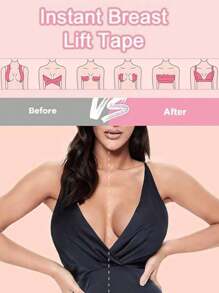 Cinta Levanta Busto Invisible Push Up Cinta - Rosa Pálido - Ver 6