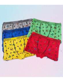 6 piezas bóxer para niño, calzoncillos para niño con dibujos animados - Multicolor - Ver 4