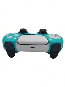 1 个硅胶保护套兼容游戏控制器，防汗、防尘、防滑、防刮，增强游戏体验 - 淺藍色 - 查看 6