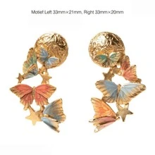 Butterfly Dream Butterfly Flutters Delicate Handmade Butterfly Design Earrings - Butterfly Earrings - View 2