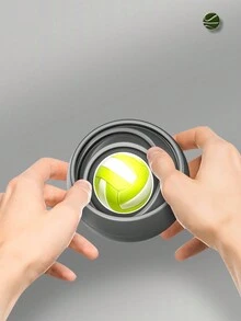 3d Decompression Ball, 3d Infinite Flip Decompression Ball New Way Stress Relief Toy, Random Color Mixing - Black - View 7