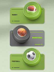 3d Decompression Ball, 3d Infinite Flip Decompression Ball New Way Stress Relief Toy, Random Color Mixing - Black - View 11