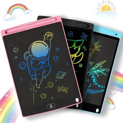 Christmas Decoration 6.5/8.5/10/12 Inch LCD Writing Tablet Drawing Board Kids Graffiti Sketchpad Toys Handwriting Blackboard Magic Drawing Board Toy Gift School Supplies