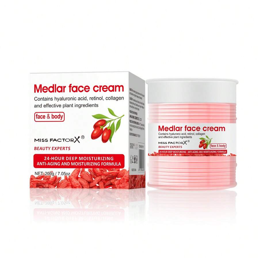 200g Goji Berry All-In-One Cream - Tightening, Containing Retinol & Hyaluronic Acid, 24H Deep Moisturizing, Suitable For Face, Hands, Feet & Body, Good For Dry Skin, Family Use - All-purpose Wolfberry Cream - View 1