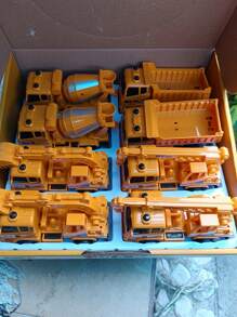 Camion Volteo construccion friccion, musical, llantas goma 14 cm