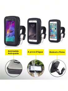 Cell Phone Handlebar Mounts - Black - View 4