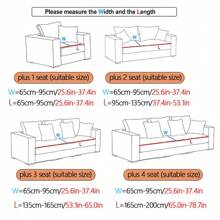 1pc Printed Sofa Cover Elastic, All-season, Pet-friendly Sofa Cushion Cover, Suitable For Christmas Decoration Living Room Sofa Use - Multicolor - View 4