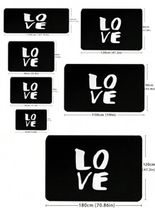 1pc Cartoon Cat Shaped Flannel Living Room Rug Anti-Skid Mat For Doorway - Multicolor - View 3