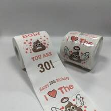 1 cái Khăn ăn sinh nhật họa tiết phân 16 tuổi 18 tuổi 30 tuổi 40 tuổi 50 tuổi 60 tuổi Giấy vệ sinh mừng sinh nhật ngày lễ tình nhân Giấy vệ sinh phân, Giáng sinh - 30 tuổi - Xem 6