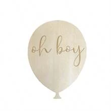 1 件北歐風格木製氣球裝飾兒童房、嬰兒攝影道具、家居牆壁裝飾 - oh boy - 查看 3