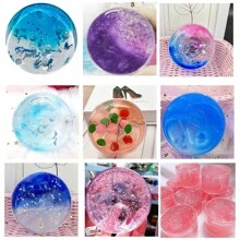 1個泡沫牛頭造型的含果凍和黏液的擰手玩具,用於緩解焦慮（顏色可能有所不同） - 彩色 - 查看 2