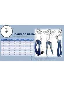 JEANS PANTALON MEZCLILLA DAMA CORTE COLOMBIANO PUSH UP LEVANTAPOMPAS COMPRA 2 PAGA 1 - Multicolor - Ver 3