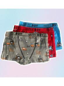6 piezas bóxer para niño, calzoncillos para niño con dibujos animados - Multicolor - Ver 2