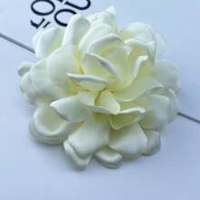Fashionable 3D Satin Fabric Handmade Rose Flower Brooch, Suitable For Daily Wear, Party, Wedding - Flower - View 15