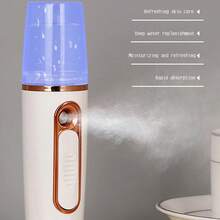 Facial Steamer & Sprayer For Moisturizing, Portable & Convenient Design, Mini Cold Mist Water Spray - White - View 3