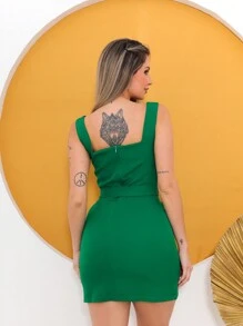 Women Dresses - Green - View 2
