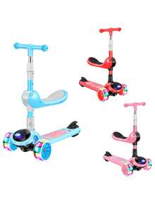 Carrito JUG.28 Luces LED integradas Efectos de sonido interactivos Niños Estimula la actividad física y la diversión ELE-GATE - Rosa - Ver 1