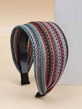 1pc Linen Wide Hair Band For Daily Use For Women Hairstyles Casual,Hairband,Hair Hoop Headbands Hair Accessories Head Accessories