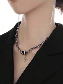 吊墜項鍊 - 彩色 - 查看 3