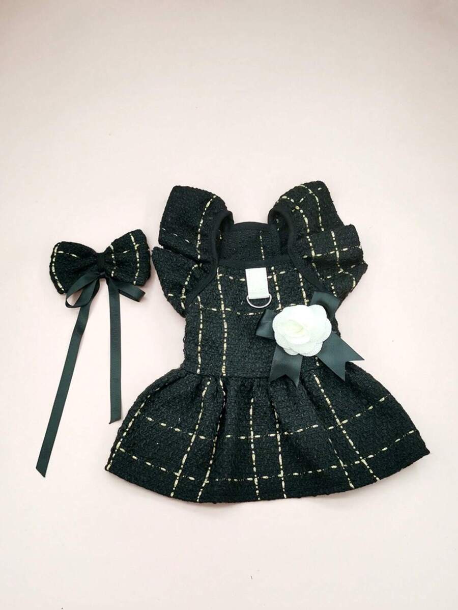 1pc Warm & Cute Fashion Pet Dress For /Cats - Multicolor - View 1