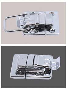 2入組不銹鋼鍍鉻螺栓鎖,適用於箱子、工具箱扣子、化妝箱扣子、行李箱扣子,行李箱工具扣子 - 彩色 - 查看 3