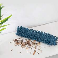 1pc Chenille Anti-Static Retractable Dust Brush For Cleaning - Blue - View 2