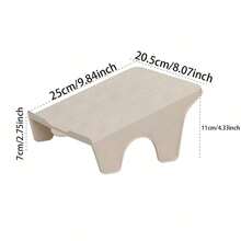 Double Layer Shoe Rack With Plastic Shoe Slots& Cabinet Integrated Shoe Slots Organizer For Sneakers, Slippers And More - Baby Blue - View 4