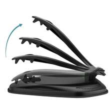 汽車手機支架,儀表板、擋風玻璃、風口手機支架,適用於iphone、samsung等品牌 - 黑色 - 查看 7