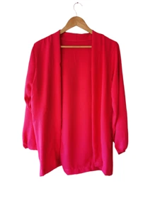 Women Kimonos - Hot Pink - View 3