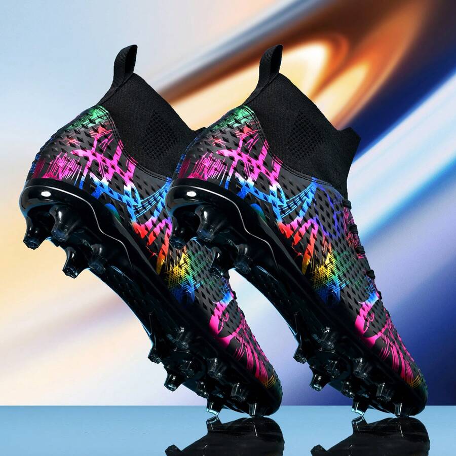 WEJIESS Unisex Ag Buty do piłki nożnej Z Długi Kolec , Antypoślizgowe , Odpowiedni Dla Trening , Na wolnym powietrzu , Profesjonalna strona Buty piłkarskie , Kolec Dostępny