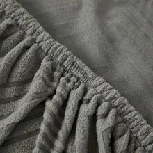 1pc Sofa Bed Cover Leaf Pattern High Elasticity Easy To Install Multiple Sizes Jacquard Folding Sofa Bed Cover Universal Pet-Proof Sofa Decoration - Dark Grey - View 11