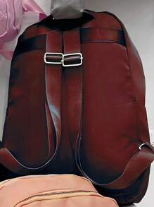 Women Fashion Backpacks - Rojo - Ver 2