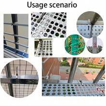 10入組不鏽鋼電纜扎帶- 304球鎖拉環扎帶,自鎖扣12英寸長,適用於室內,室外和海洋環境（耐高溫） - 銀色 - 查看 6