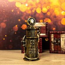 1件創意復古汽油泵裝飾物品 - 金色 - 查看 6