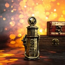 1件創意復古汽油泵裝飾物品 - 金色 - 查看 1